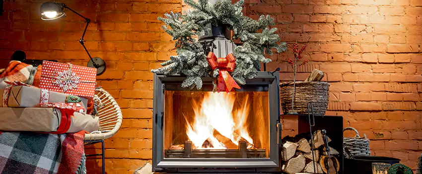 Travis Industries Linear Gas Fireplace Installation in St John, Indiana