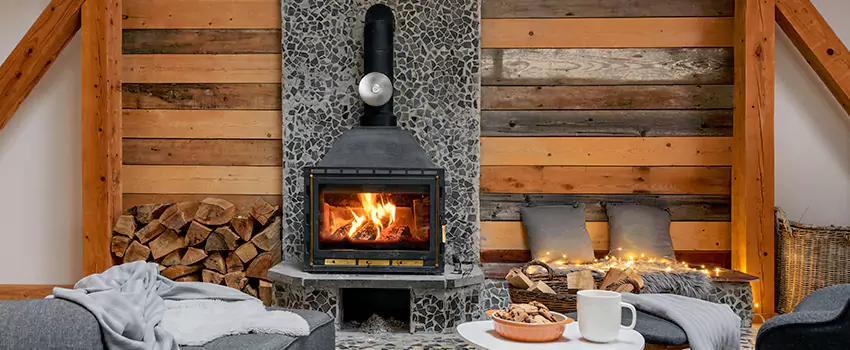 Thelin Hearth Products Direct Vent Gas Stove Fireplace Inspection in St John, Indiana